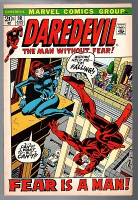 Buy Daredevil #90 - Marvel 1972 - Bagged Boarded - Vf (8.0) • 30.88£