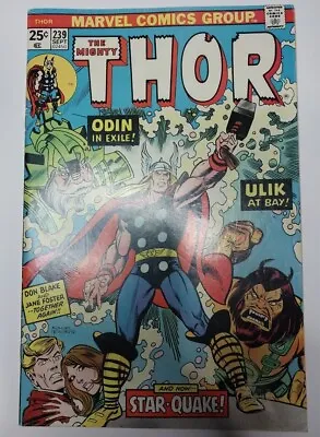 Buy The Mighty Thor 239, 2nd App Ulik, Hercules,  Heliopians, Marvel Comics 1975.💫 • 7.92£
