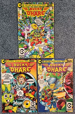 Buy Bucky O’Hare Lot #1,2,3 Continuity Comics 1991 First Appearance Larry Hama - VF- • 31.97£
