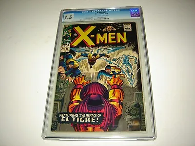 Buy X-Men #25 CGC  7.5  Silver Age Marvel - Origin And 1st Appearance Of El Tigre • 219.08£