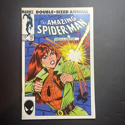 Buy THE AMAZING SPIDER-MAN ANNUAL #19 1ST A. SMYTHE 1985 Classic Romita Cover • 11.83£