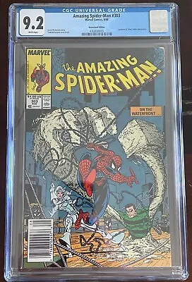 Buy Amazing Spider-Man #303 CGC NM+ 9.2 Newsstand Variant McFarlane Sandman! • 39.98£
