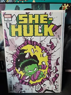 Buy She-Hulk #1 - Marvel Comics - 2022 - Skottie Young Variant • 3.83£