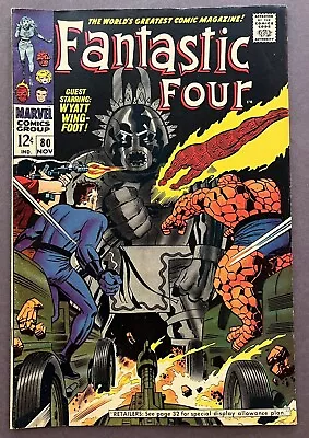 Buy Marvel - Fantastic Four #80 Nov 1968 -   Where Treads The Living Totem!  • 15.98£