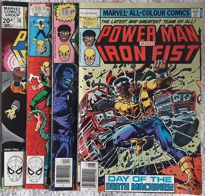 Buy POWER MAN + IRON FIST, 4 Issues # 52 56 66 76, Marvel Comics, 1978-81 • 12£