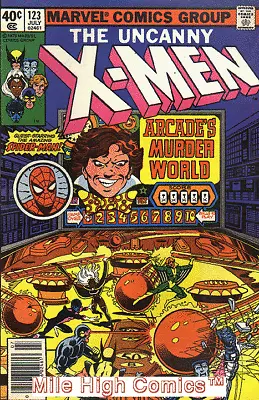 Buy X-MEN  (1963 Series) (#1-113, UNCANNY X-MEN #114-544) ( #123 NEWSSTAND Near Mint • 128.68£