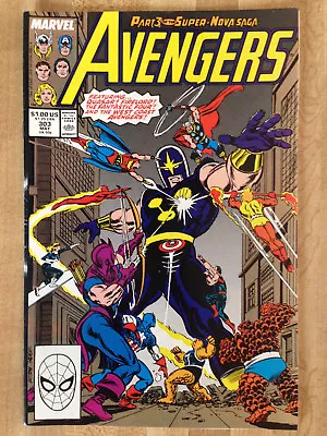 Buy THE AVENGERS #303 NM 1989 Schwinn Bicycles Ad Iron Man Thor Captain America L@@K • 1.20£
