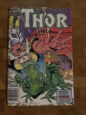 Buy Thor #364 1st App Throg / Puddlegulp Newsstand Edition Marvel Comics 1986 Key • 19.98£