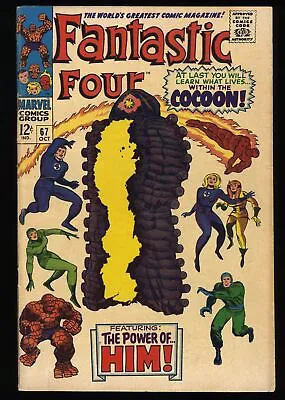 Buy Fantastic Four #67 VG/FN 5.0 1st Appearance HIM/Adam Warlock! Stan Lee! • 57.58£