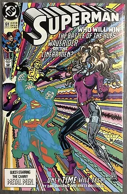Buy Superman No. #61 November 1991 DC Comics VG • 6£