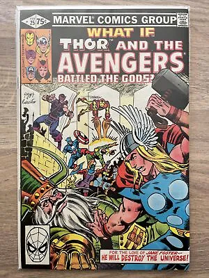 Buy Marvel Comics What If Thor And The Avengers #25 1981 Bronze Age • 16.99£