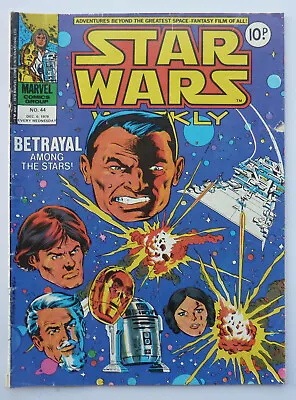 Buy Star Wars Weekly #44 - Marvel Comics Group UK 6 December 1978 VG- 3.5 • 5.95£