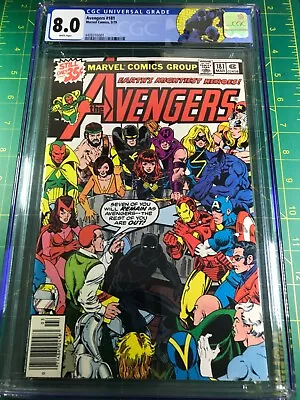 Buy Avengers #181 CGC 8.0 1st App Scott Lang (Ant-Man) White Pages Custom Label • 63.55£