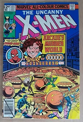 Buy Marvel Comics The Uncanny X Men 123 Arcades Murder World 1979  • 20£