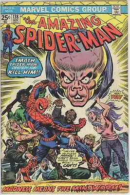 Buy Amazing Spider Man #138 (1963) - 4.0 VG *1st Appearance Mindworm* • 6.33£