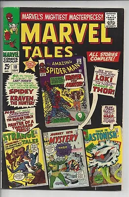 Buy Marvel Tales # 10 VF-(7.5)1967- Reprints Classic Spider-Man #15 - 1st Kraven • 15.99£