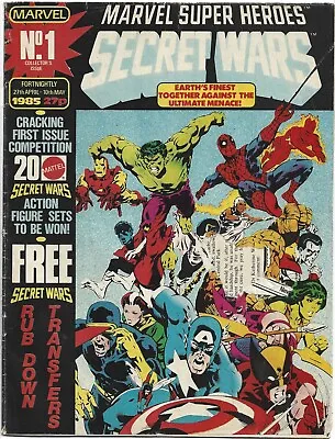 Buy Marvel Super Heroes Secret Wars #1 - Reprints Secret Wars #1, 1985 • 12£