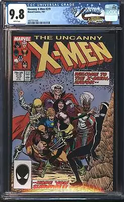 Buy Marvel Uncanny X-men #219 7/87 FANTAST CGC 9.8 White Pages • 87.95£