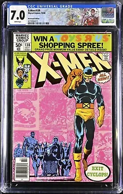 Buy Uncanny X-Men #138 CGC 7.0 Marvel Comics Newsstand Custom Label New Slab • 55.30£
