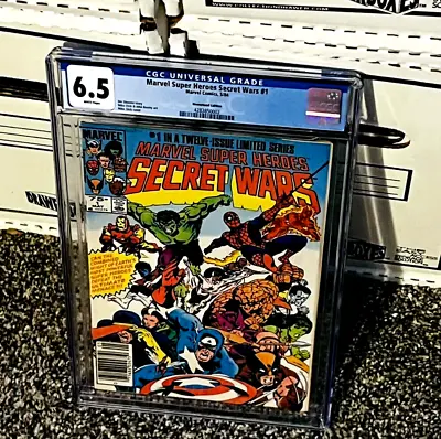 Buy 1984 Marvel Super Heroes Secret Wars #1 Cgc 6.5 Wp Avengers Newstand Key Rare! • 143.39£