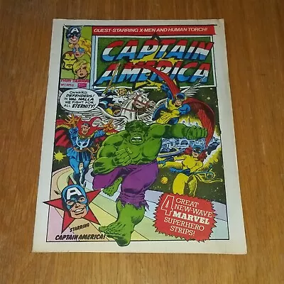 Buy Captain America #7 8th April 1981 Marvel British Weekly Comics • 6.99£