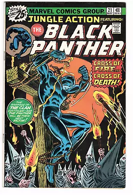 Buy Jungle Action Featuring The Black Panther Vs. The KKK #21 May 1976 FINE+ • 31.68£