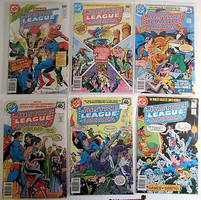 Buy 1978 Justice League America Lot 6 #153,163,164,165,177,180 DC Comic Books • 17.02£