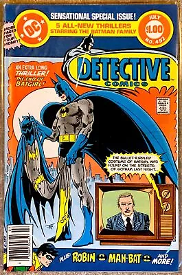 Buy Detective Comics 492 Near-Mint (est 9.0-9.4) 1980 DC Batman Batgirl • 3£