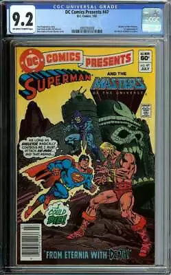 Buy Dc Comics Presents #47 Cgc 9.2 Ow/wh Pages // 1st App He-man + Skeletor 1982 • 411.12£