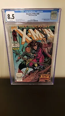 Buy Uncanny X-Men #266 CGC 8.5 1st Full Appearance Of Gambit 1990 Vintage Marvel MCU • 139£