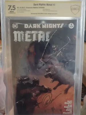 Buy Dark Nights Metal 1 - Mattina  - CBCS 7.5 SS - Capullo, Snyder • 63.96£