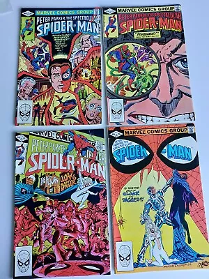 Buy Peter Parker Spectacular Spider-Man 67 68 69 70 Marvel 1982 • 9.90£