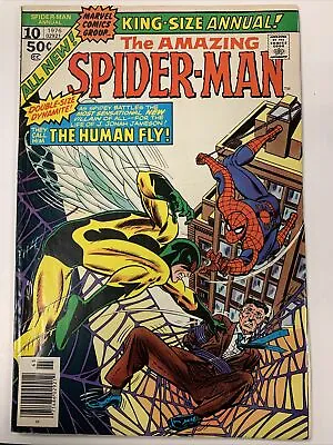 Buy Amazing Spider-Man Annual #10 (Marvel, 1976) 1st 3rd Human Fly Gil Kane FN • 19.75£
