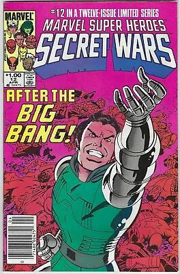 Buy Marvel Super Heroes Secret Wars 12 Nm 1985 Amazing Spiderman Newsstand Variant • 23.82£
