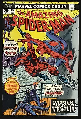 Buy Amazing Spider-Man #134 NM- 9.2 1st Full Appearance Of Tarantula! Marvel 1974 • 188.96£