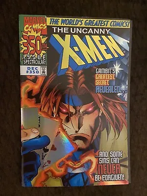 Buy The Uncanny X-Men #350 December 1997 Holofoil TriFold Marvel 1st Printing • 19.76£
