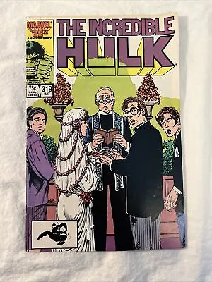 Buy Incredible Hulk #319 Marvel Comic Bruce And Betty Marry • 5.53£