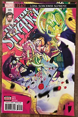Buy Doctor Strange #385 By Cates Loki 1st App Bats Ghost Dog Variant A NM/M 2018 • 7.90£