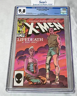 Buy Uncanny X-men #186 CGC 9.8 ❄️Snow WHITE Pages❄️{{(1984)}} ==Barry Windsor-Smith= • 79.12£