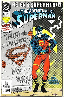 Buy The Adventures Of Superman #501 1993 DC Comic Book • 2.88£
