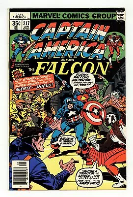 Buy Captain America #217 FN 6.0 1978 1st App. Quasar Aka Marvel Man Aka Marvel Boy • 71.16£