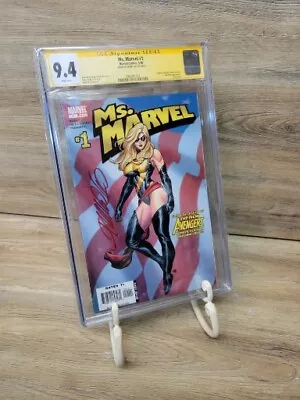 Buy Marvel Comics Ms Marvel #1 5/06 CGC 9.4 SIGNED FRANK CHO Stunning!! • 59.13£