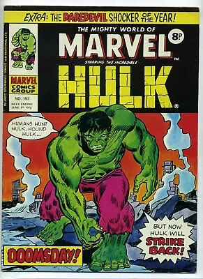 Buy Mighty World Of MARVEL Starring The INCREDIBLE HULK # 193 • 5.99£