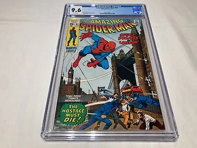 Buy Amazing Spider-Man 95 CGC 9.6 NM+ Bronze Age White Pages Lee Romita 1971 • 840.46£