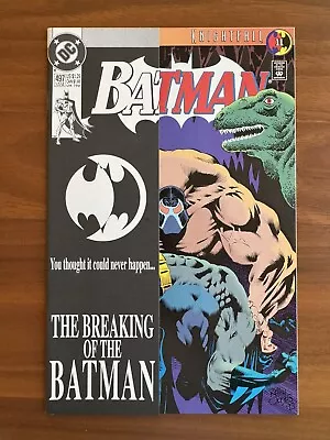 Buy Batman #497 DC Comics 1993 1st Print Bane Breaks Batman's Back NM+ • 10.45£