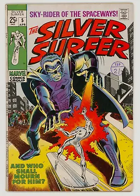 Buy Silver Surfer #5 FN+ 6.5 Versus The Stranger • 89£