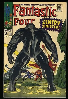 Buy Fantastic Four #64 FN+ 6.5 1st Appearance Of Kree Sentry! 1967! Marvel 1967 • 41.78£