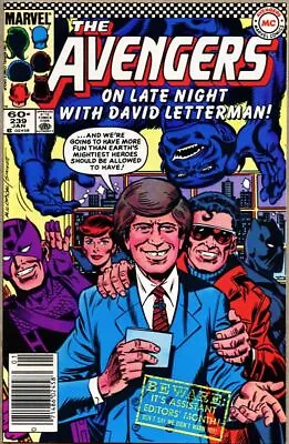 Buy Avengers #239-1984 Fn 6.0 David Letterman Mockingbird Meets Black Widow Newsstan • 11.51£