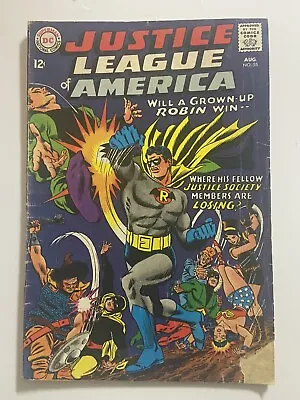 Buy Justice League Of America #55  (1967) Grown-Up Robin Justice Society • 8.90£