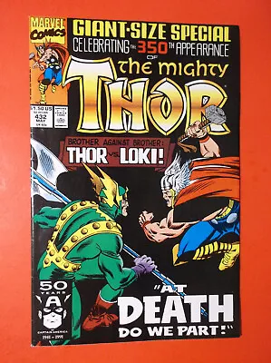 Buy THOR # 432 - F/VF 7.0 - 1st ERIC MASTERSON APP - THOR'S 350th APP - DOUBLE SIZED • 4.69£